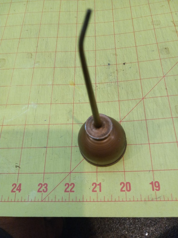 Vintage 6 " Tall  Sewing Machine Thumb Pump Oiler