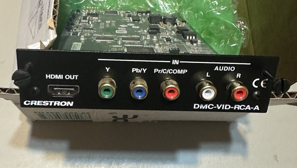 Crestron DMC-VID-RCA-A DigitialMedia Input Card [USED]
