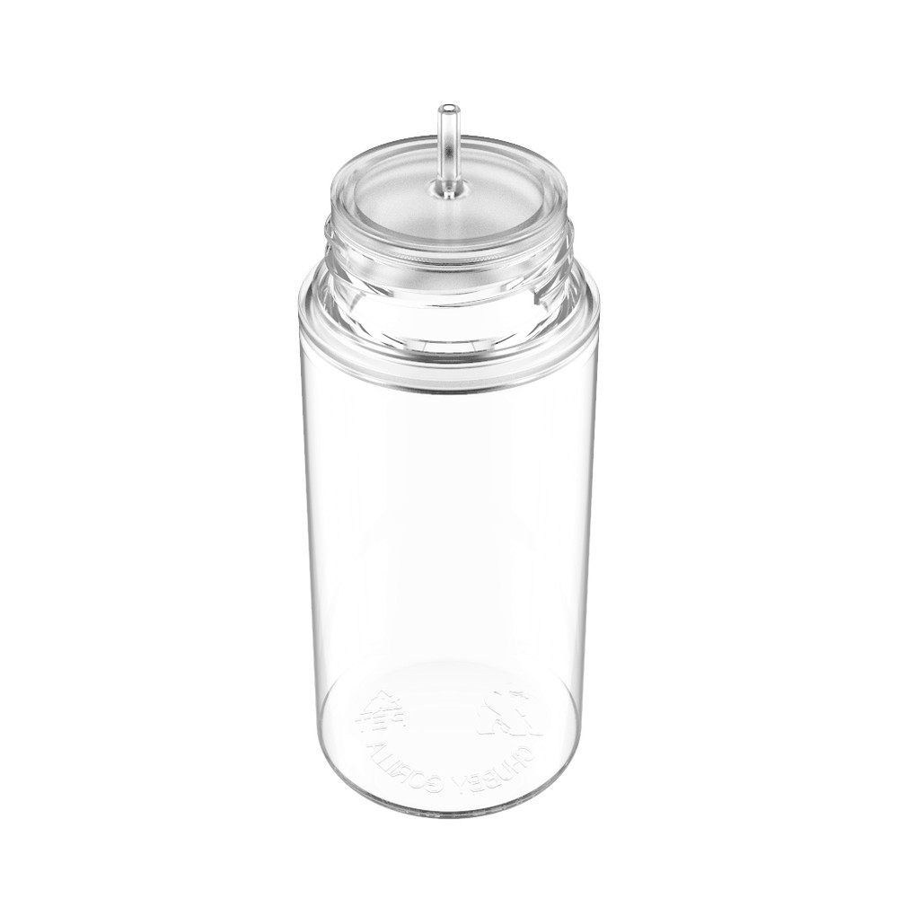 CHUBBY GORILLA 100ML V3 AUTHENTIC PET BOTTLES (5pack) CLEAR/NATURAL CAP