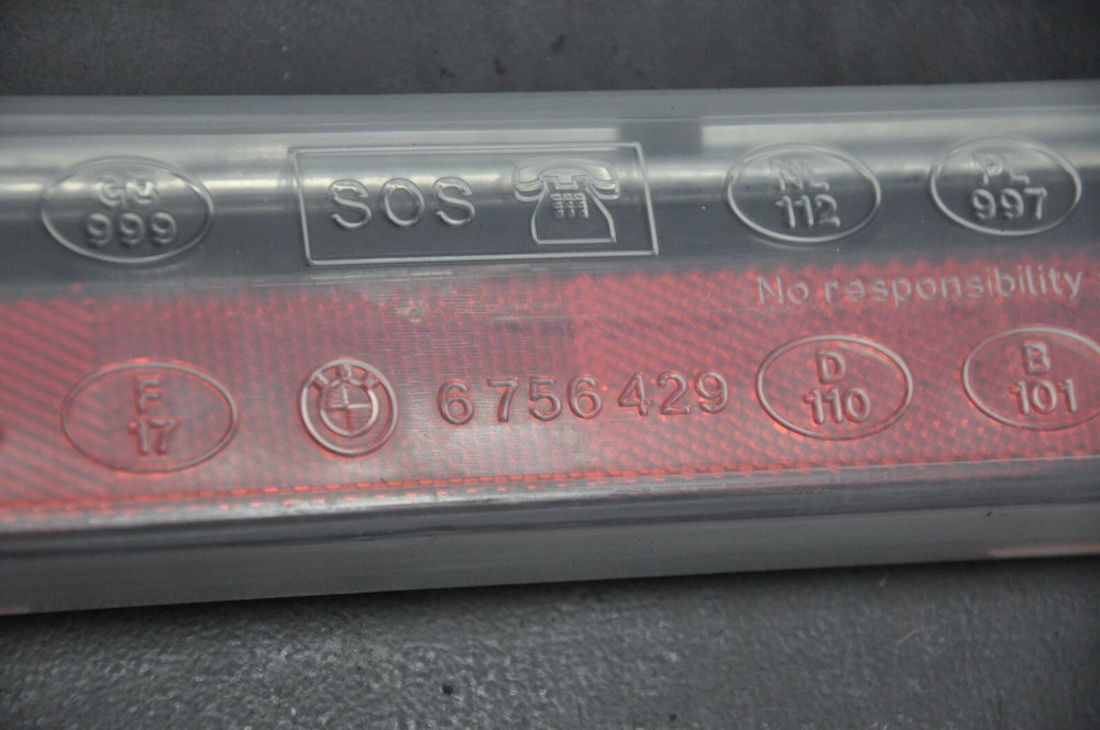 Warning triangle BMW E46 Compact E61 Touring breakdown triangle with container 6756429