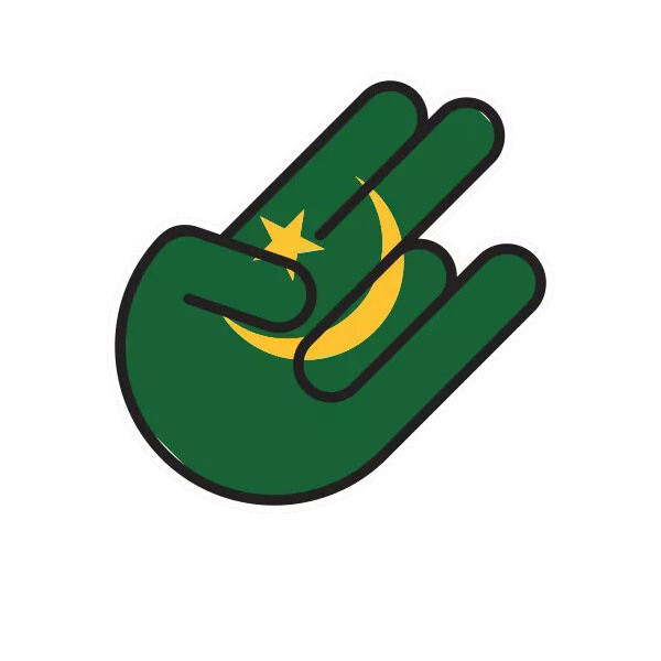 Mauritanian Shocker Sticker Decal