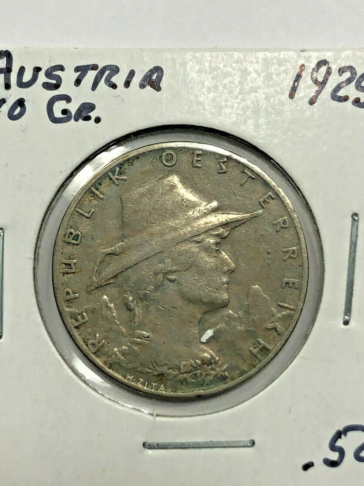 1925 Austria 10 Groschen Foreign Coin #405