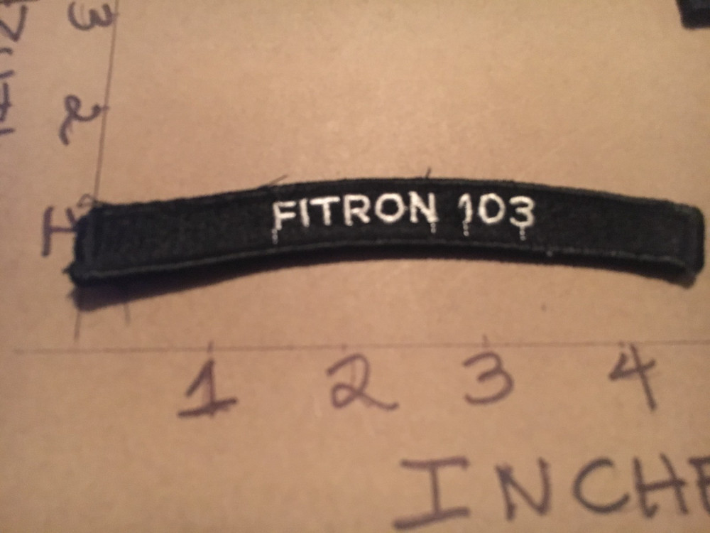 US NAVY SHOULDER STRIP TAB rocker Patch Fitron 103