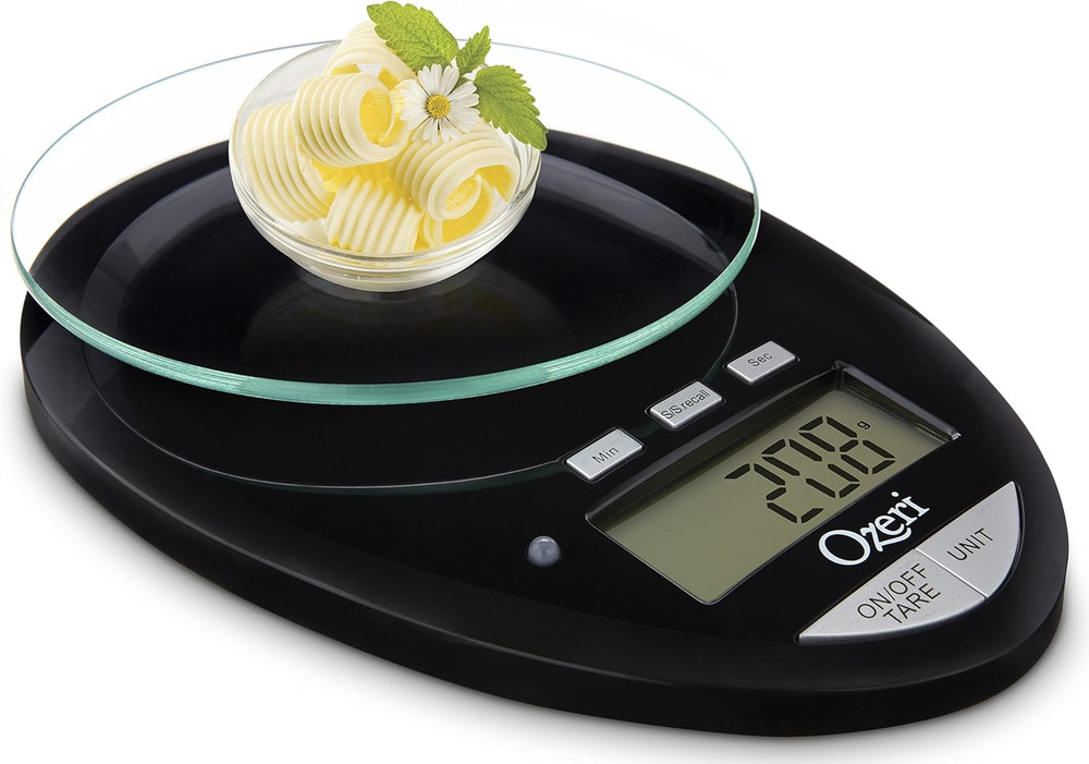 Pro II Digital Kitchen Scale with Removable Glass Platform and Countdown Kitchen
