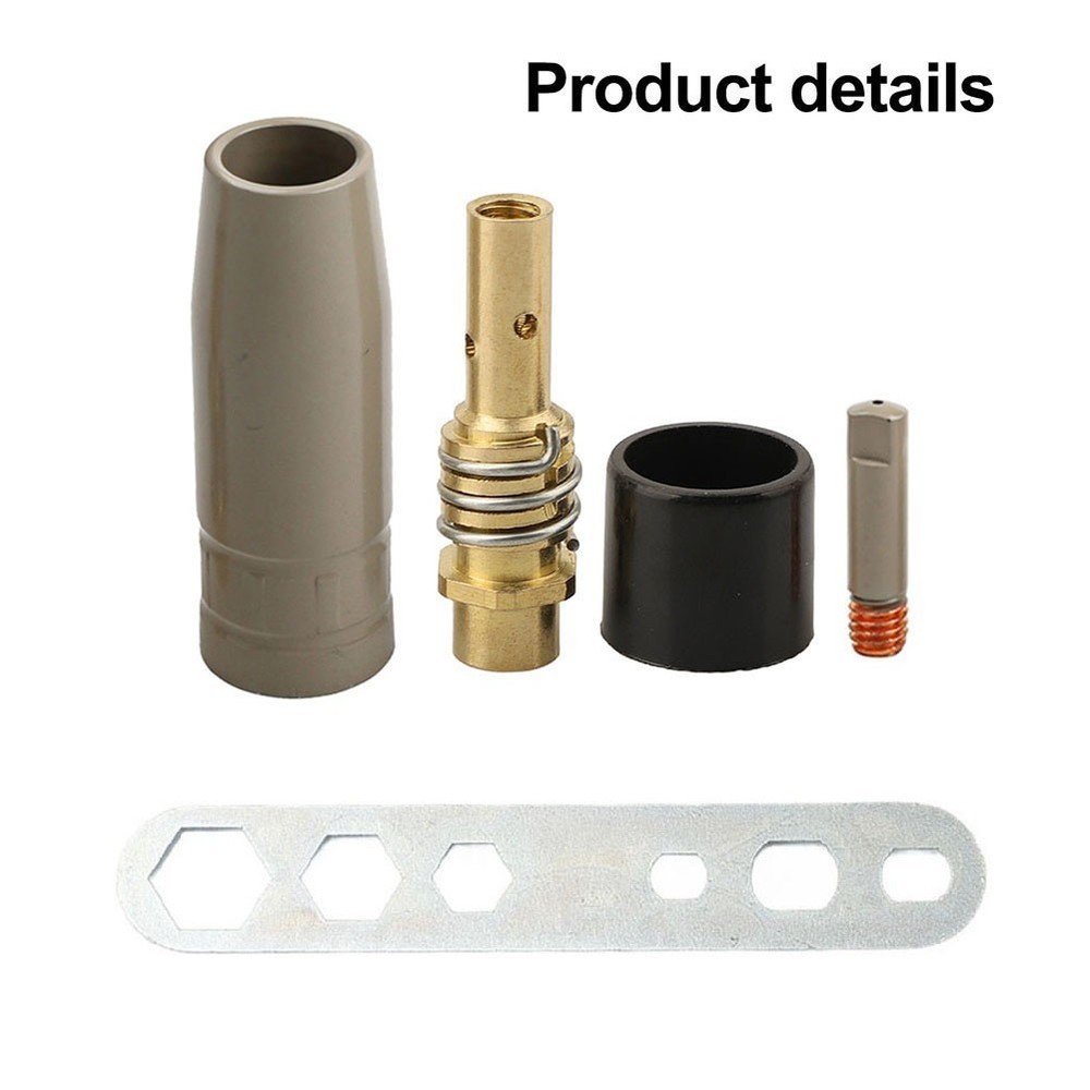 Copper Tips Welding Nozzle Set Enhanced Heat Resistance Low Impurity Copper