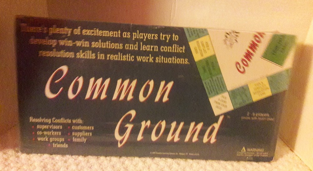 1997 Common Ground Board Game Franklin Learning - Resolve Conflicts