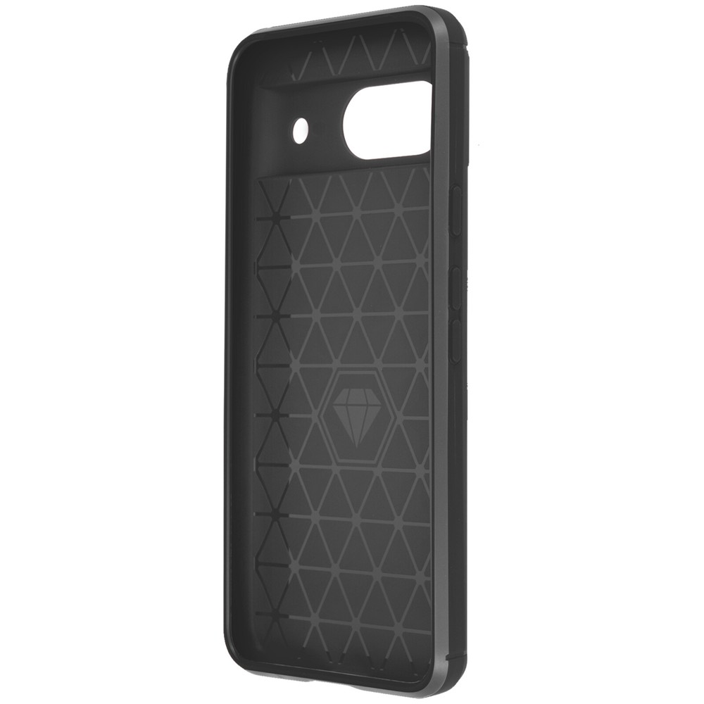 Carbon Fiber Shockproof Duty Soft Case Cover For Google Pixel 8A