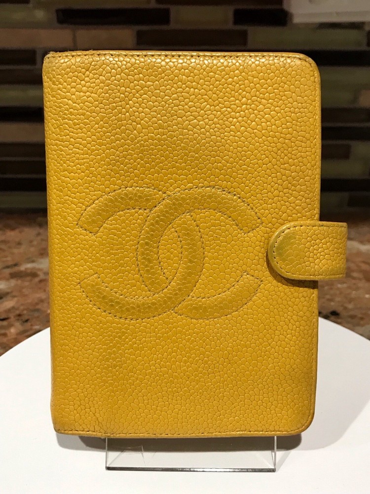 CHANEL CC Caviar Leather Agenda