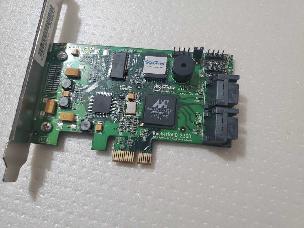 HighPoint RocketRAID 2300 PCI Express to SATA II Controller Card Host Adapter