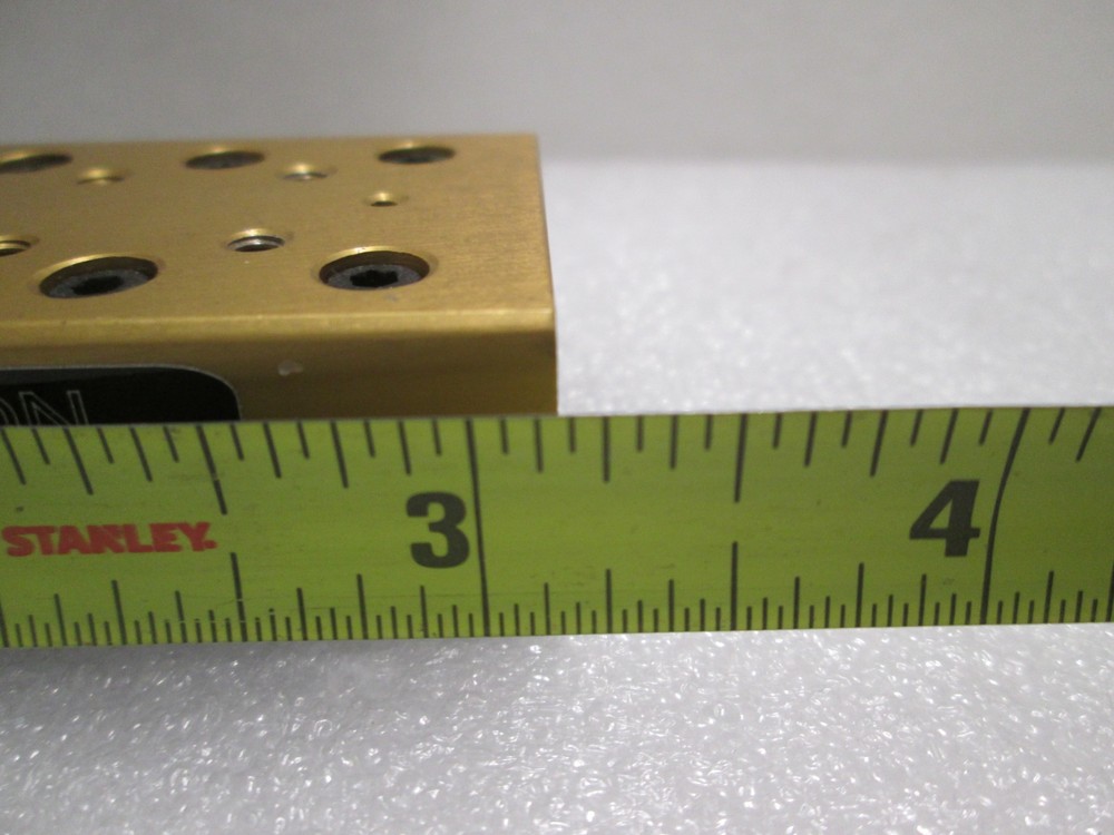 Del-Tron, Linear Bearing Guide Block w/ Guide Rail, Used
