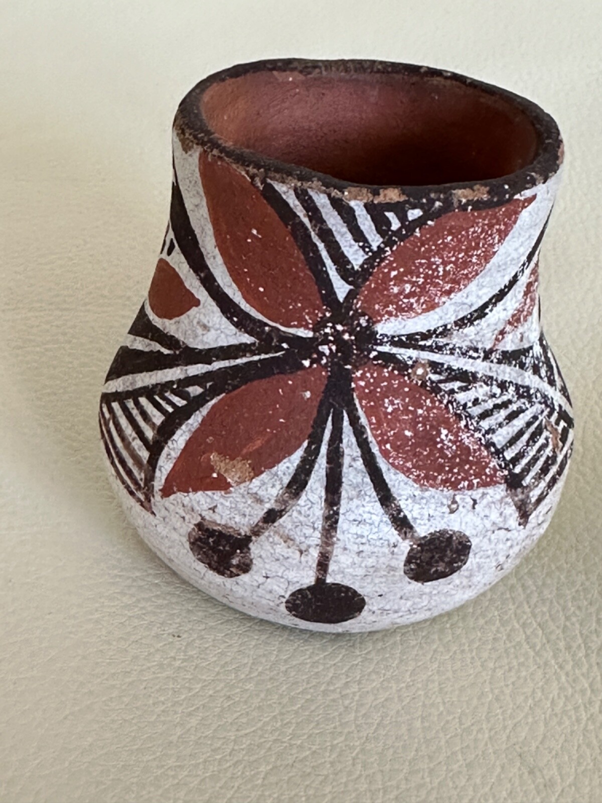 Vintage Isleta Pueblo Pot 4.25" x 2.5"