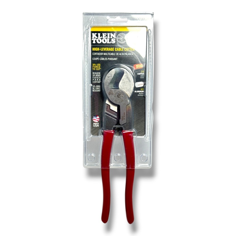 Klein Tools High-Leverage Cable Cutter (63225) New Sealed