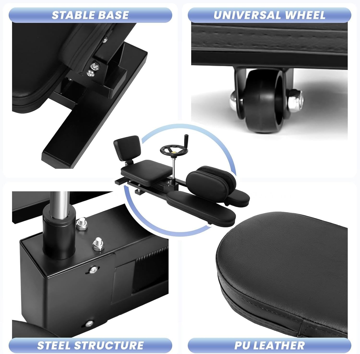 440LBS Split Machine 240° Split Stretcher for Physical Training Flexibility