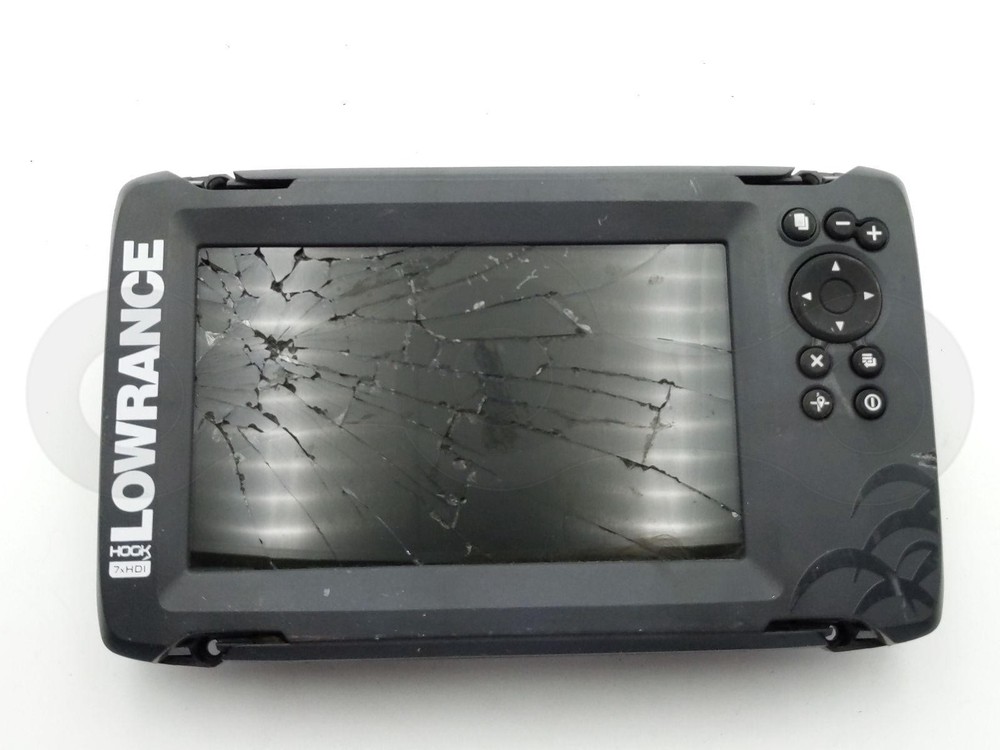 LOWRANCE HOOK 7X HDI FISHFINDER GPS BOAT CHARTPLOTTER SONAR HEAD UNIT SCREEN 7"