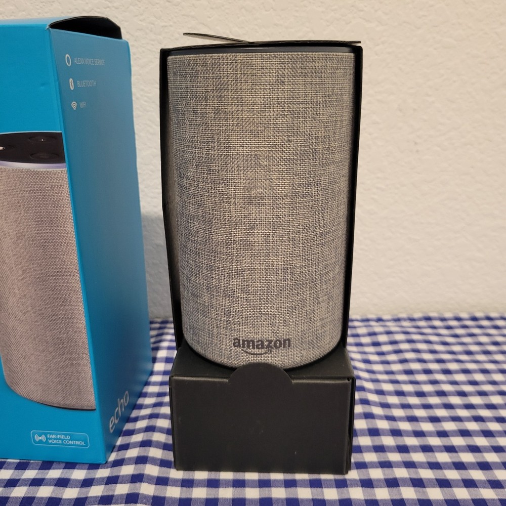 Amazon Echo (2nd Gen) Smart Speaker With Dolby Heather Gray NOB