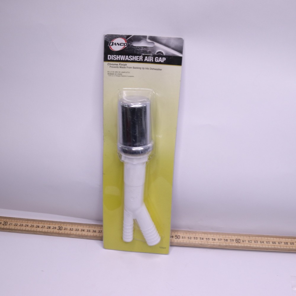 Danco Kitchen Dishwasher Complete Air Gap Plastic Chrome 10569
