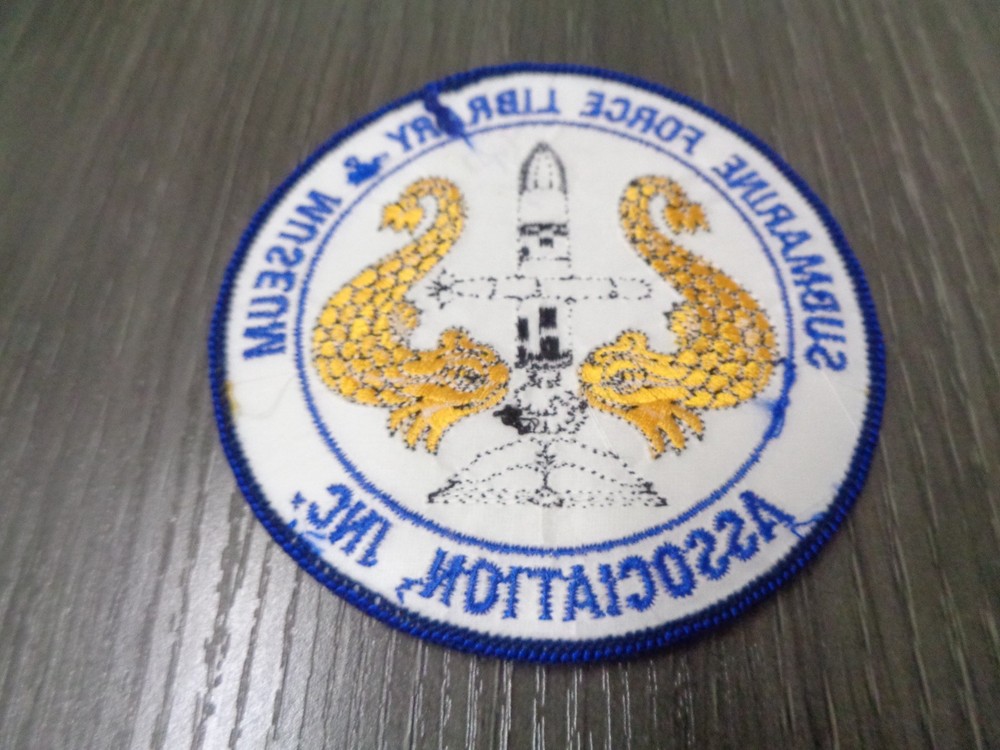 SUBMARINE FORCE LIBRARY AND MUSEUM ASSOCIATION, INC. 4" PATCH