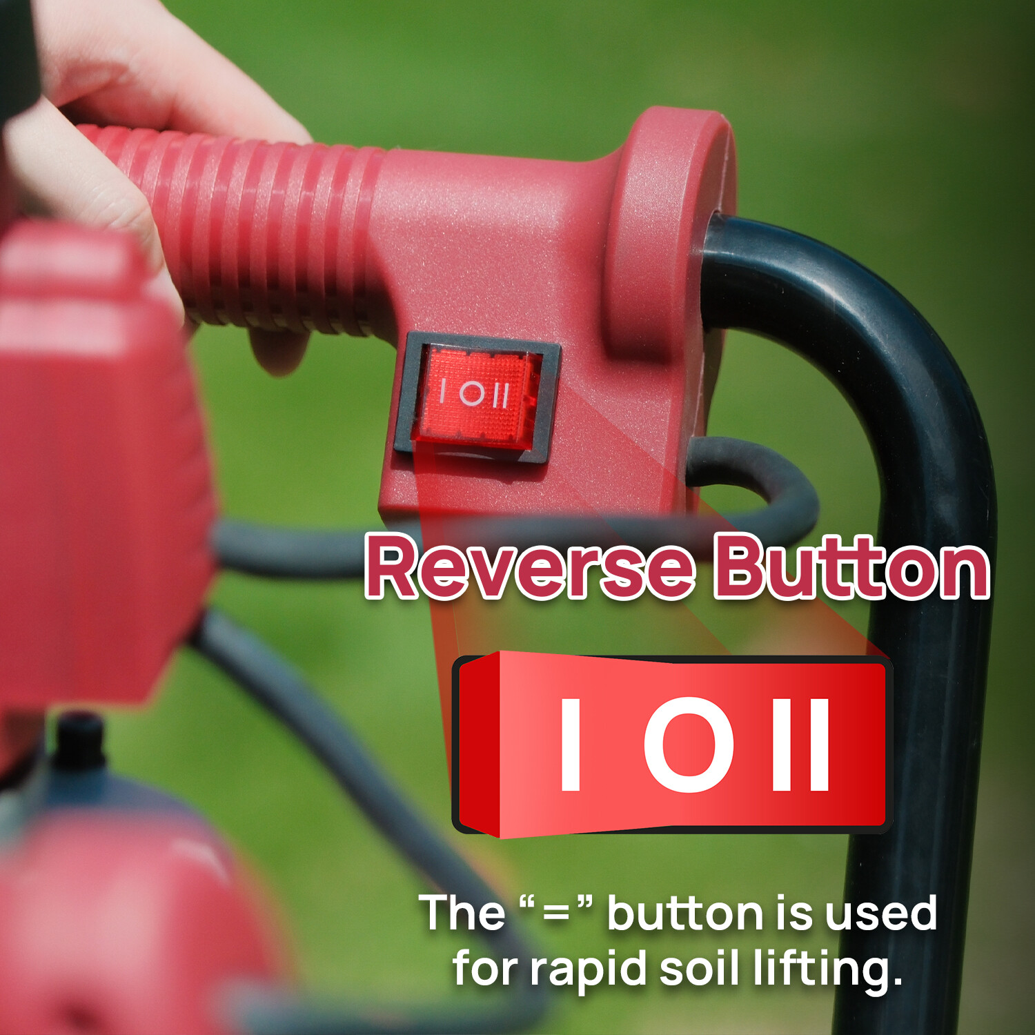 1500W Electric Auger Post Hole Digger with Extension Rods