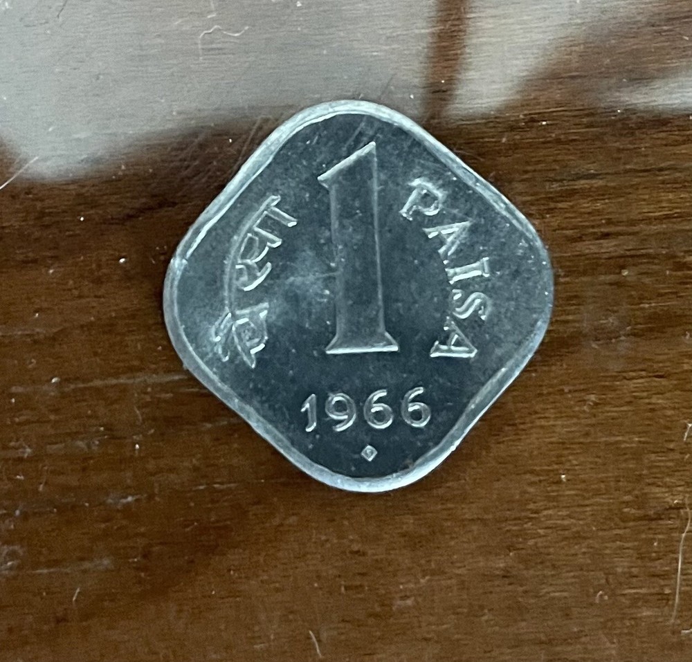 1966 India Paise 1 and 2