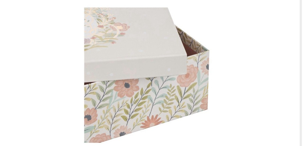 Gift Box Floral Rectangle