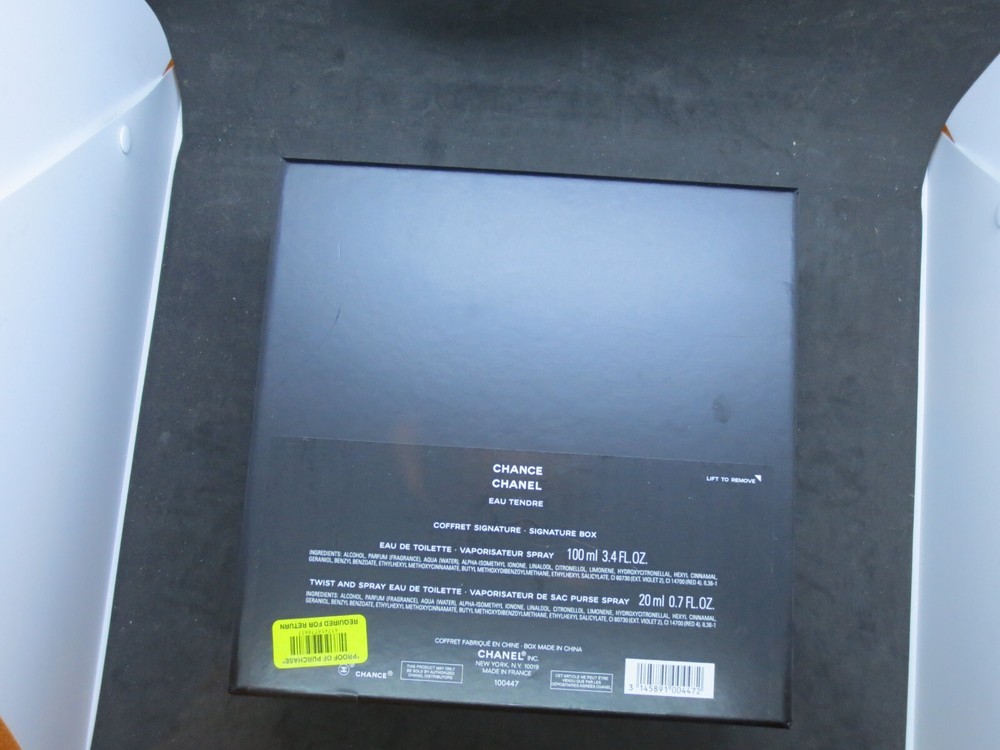 Authentic Chanel Medium Rectangular Empty Gift / Storage Box 8.75" x 8.75" x 4”