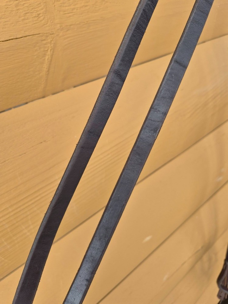 Western Split Reins Leather 5/8" x 7.5'