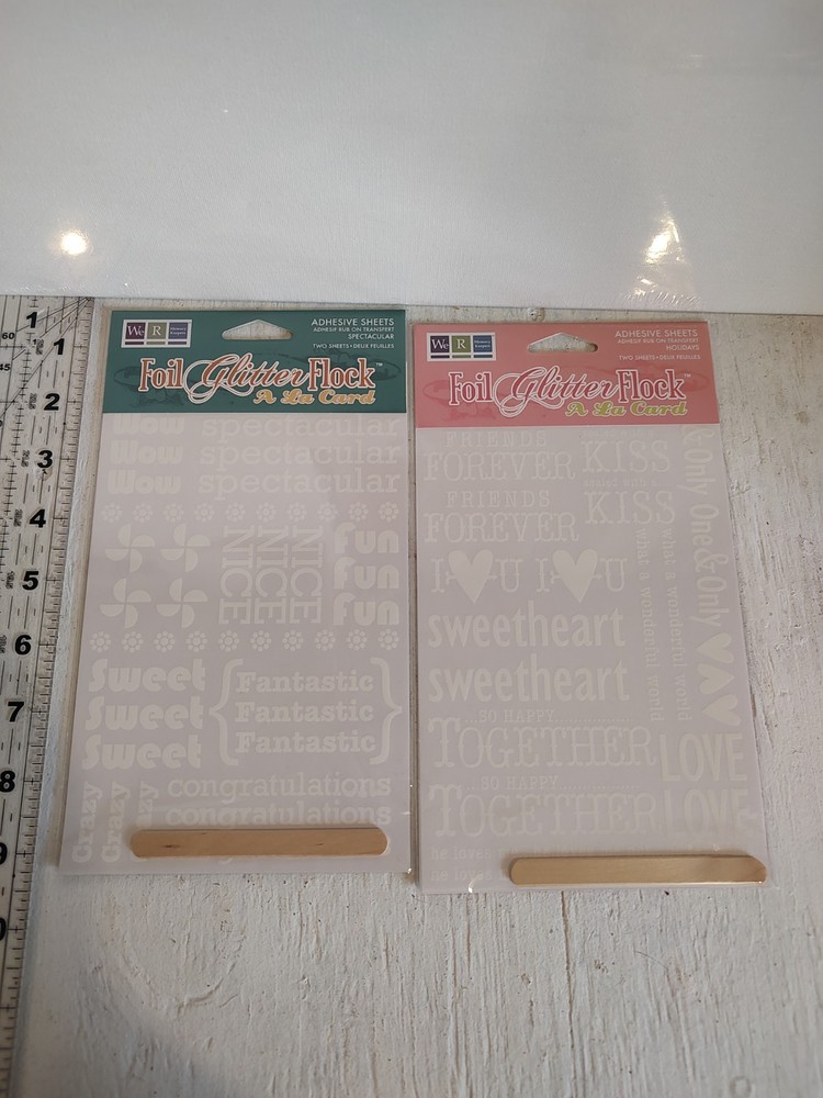 We R Memory Keepers Foil Glitter Flock A La Card Bundle