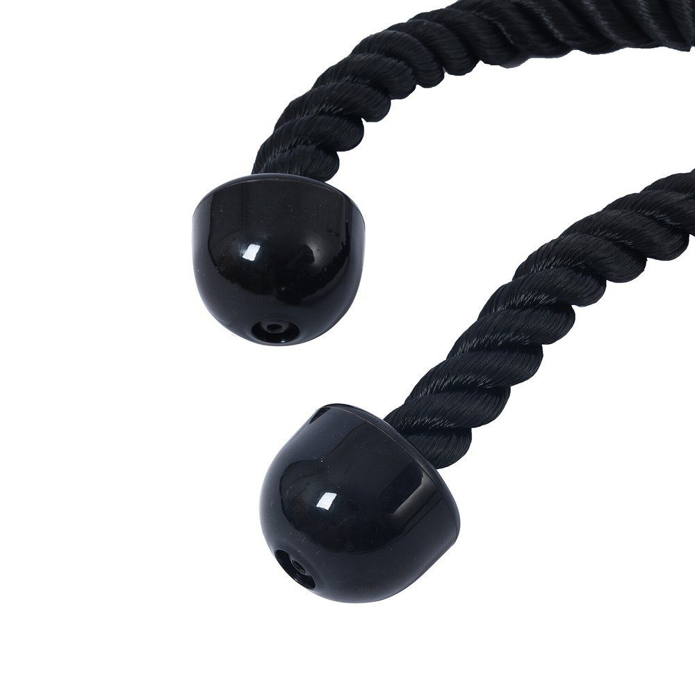Tricep Rope Attachment Cable Machine Handle Fitness Pulldown Triceps Pushdown