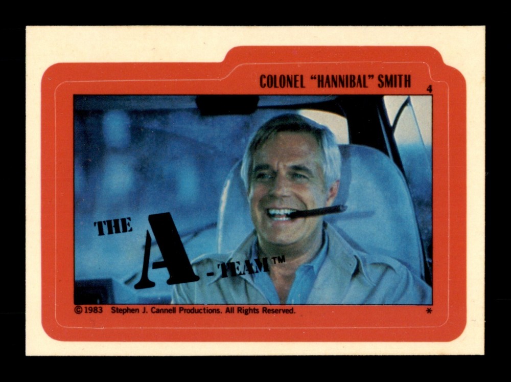 1983 TOPPS A-TEAM BASE SET & STICKERS / SEE DROP DOWN MENU
