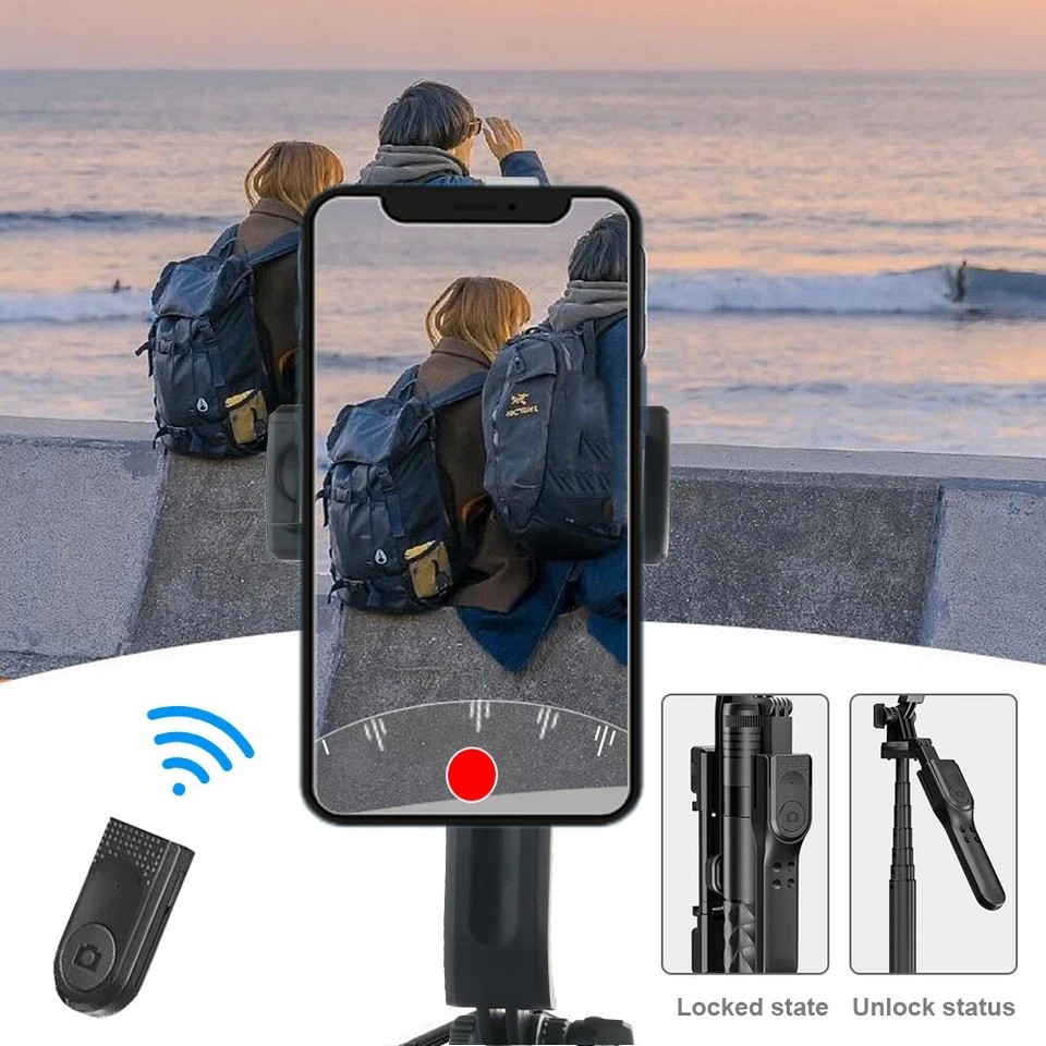 68" Professional Cell Phone Holder + Camera Tripod Stand Remote Selfie Stick US