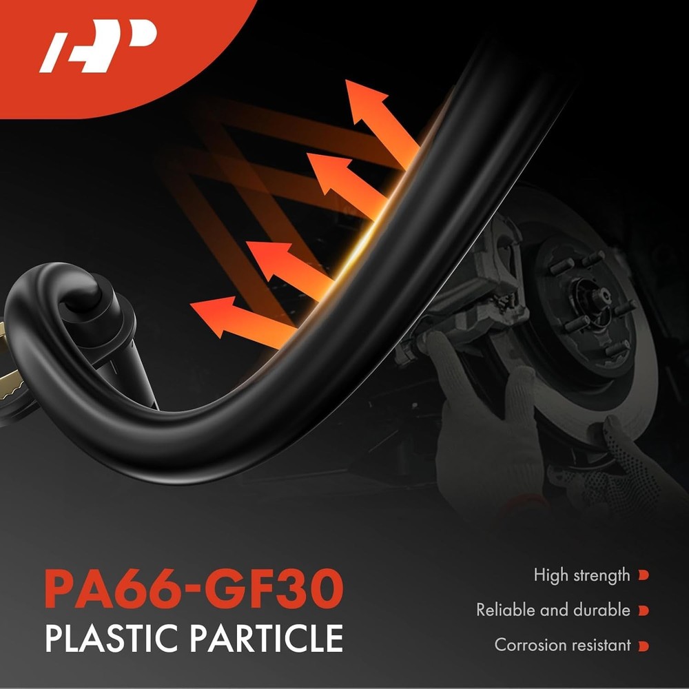 2PC Front ABS Wheel Speed Sensor Compatible with Ram 2500/3500 2014-2018, off Ro