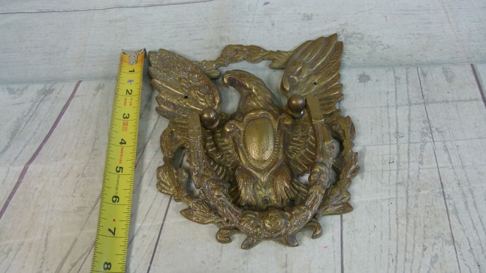 Vintage Spread Wing Eagle ? Solid Brass ? Door Knocker