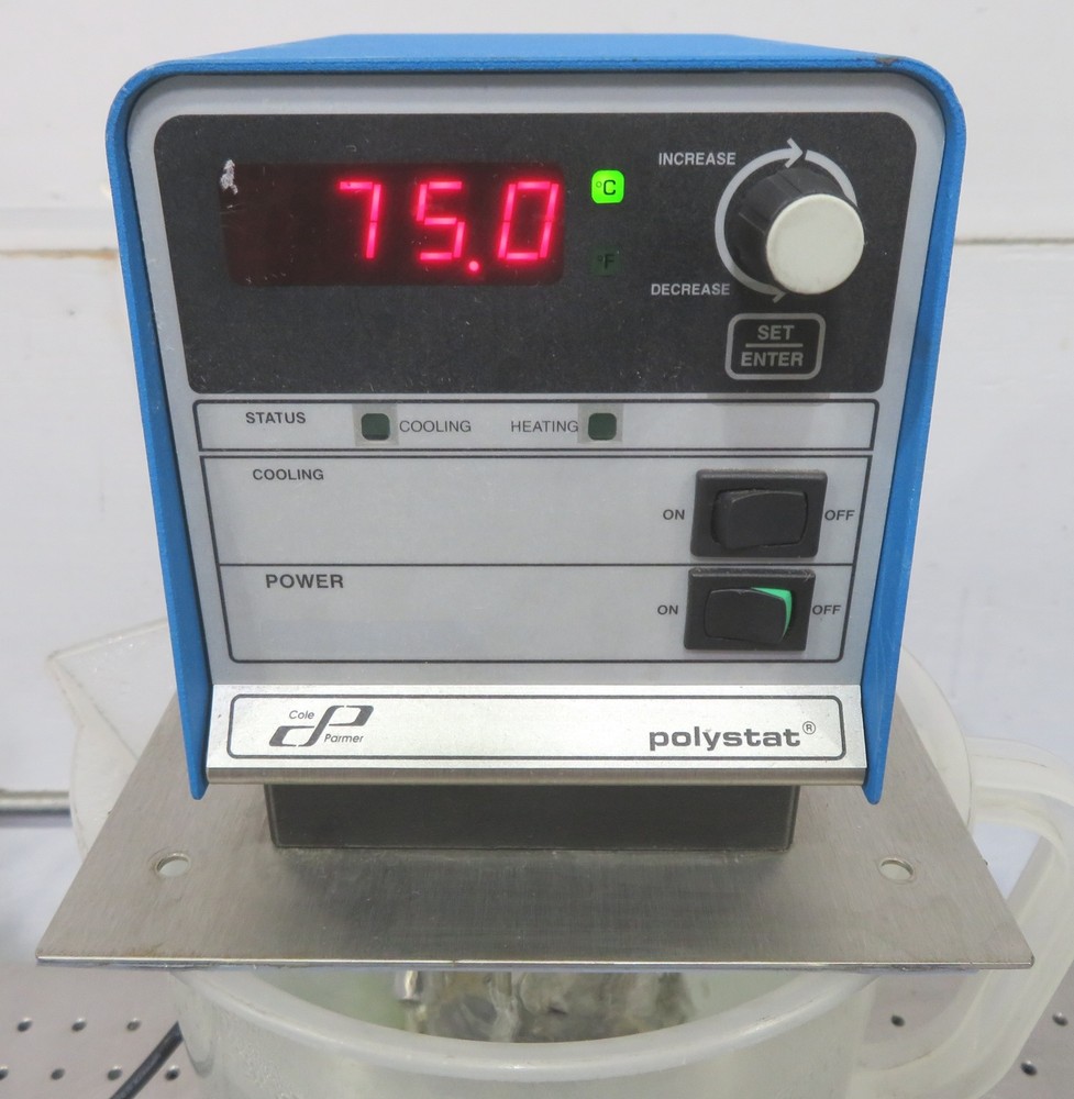C194949 Cole Parmer Polystat 12101-00 Digital Recirculating Chiller Controller