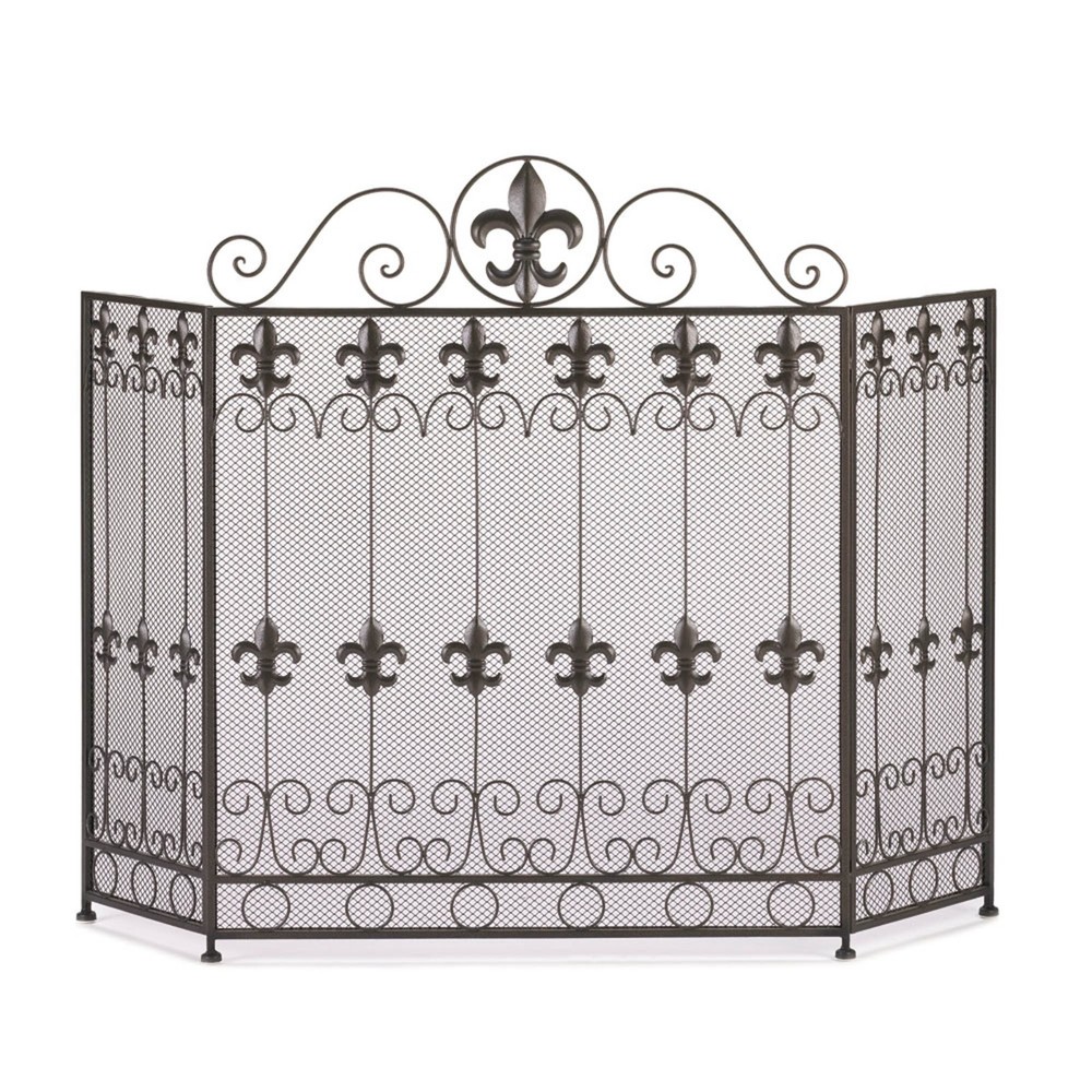 French Revival Decorative Fireplace Screen