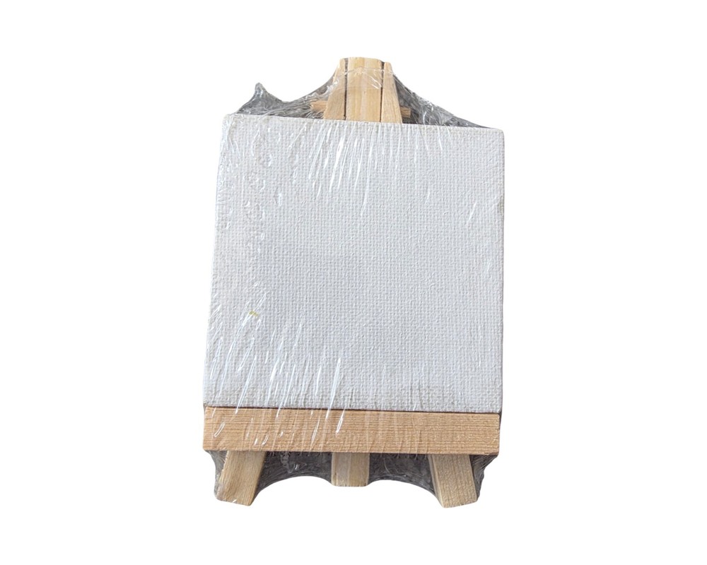 Academy,Mini Canvas 3X3 With Easel 5” 12 Pack