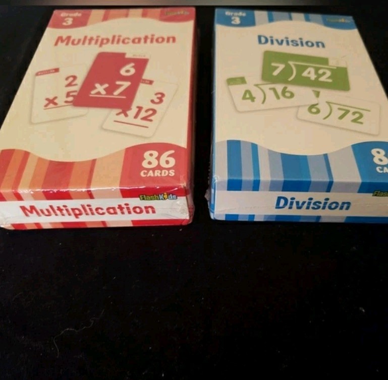 Grade 3 Multiplication & Division Flash Cards