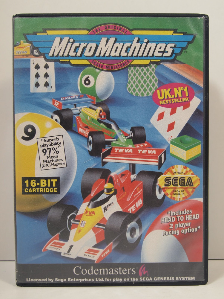 Micro Machines Case (SEGA Genesis) Authentic BOX ONLY