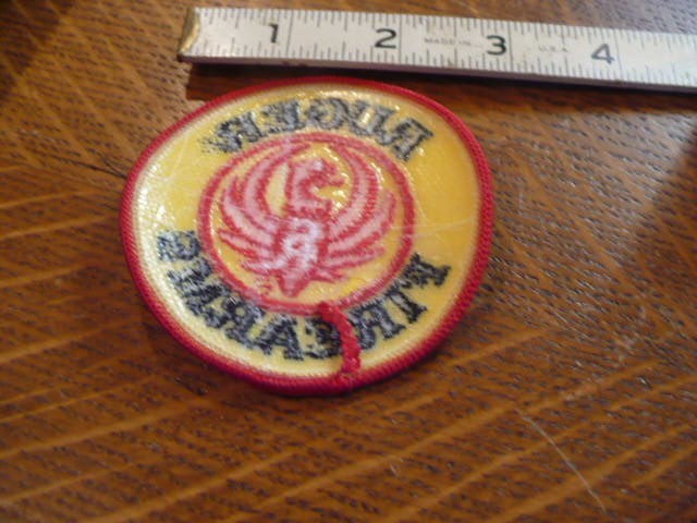 Ruger 3" Patch Yellow with Red NOS