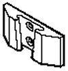 DCI Vacuum Canister Horizontal Mount Bracket, Black