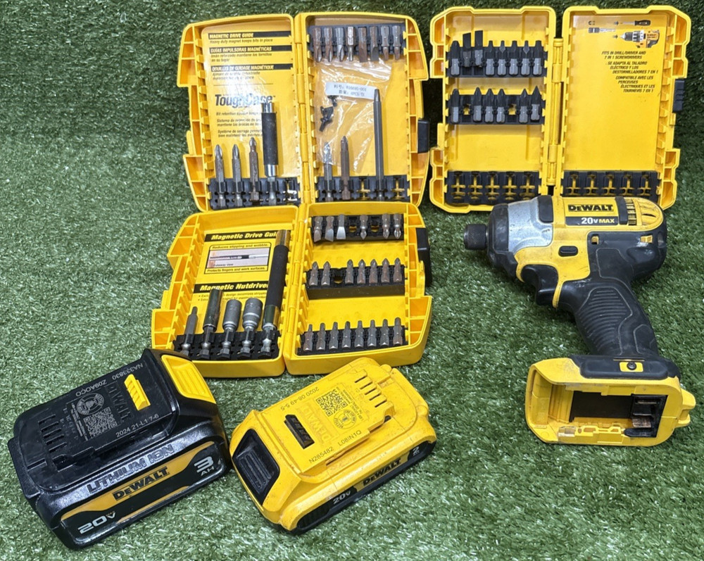 Dewalt 20v 1/4 Impact Driver Bundle With 2 Batteries