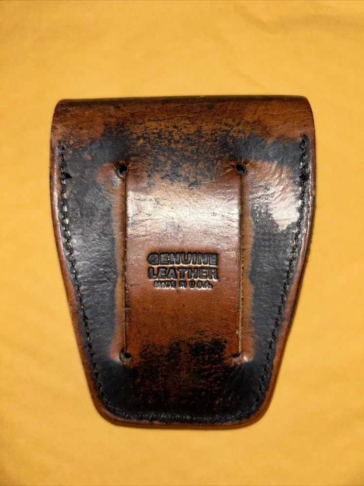 Genuine Leather Handcuff Pouch Case Holster Holder