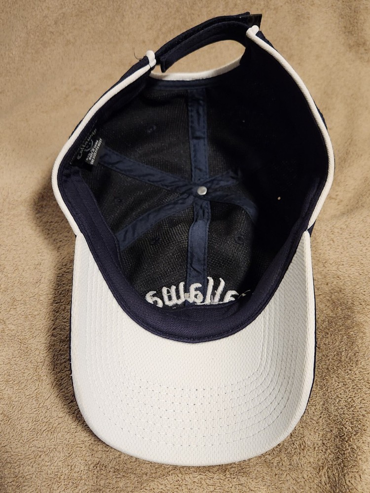 Callaway X-Series Golf Navy Blue Adjustable Hook & Loop Golfers Cap Hat