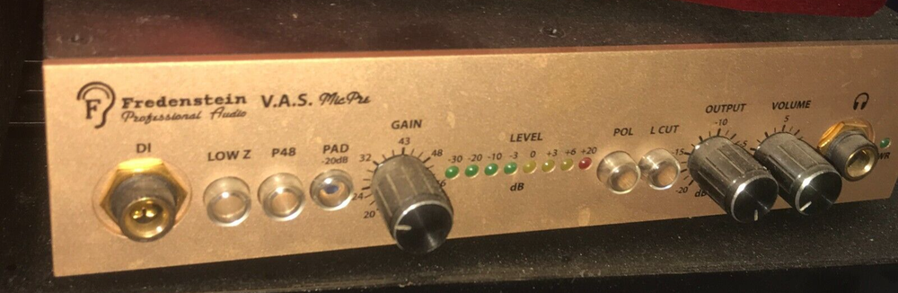 Fredenstein Professional Audio V.A.S. MicPre & D.I