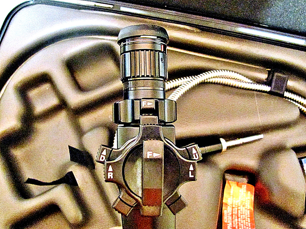 OLYMPUS IF8D4-15 Flexible Borescope Visual Inspection In Hard side Case