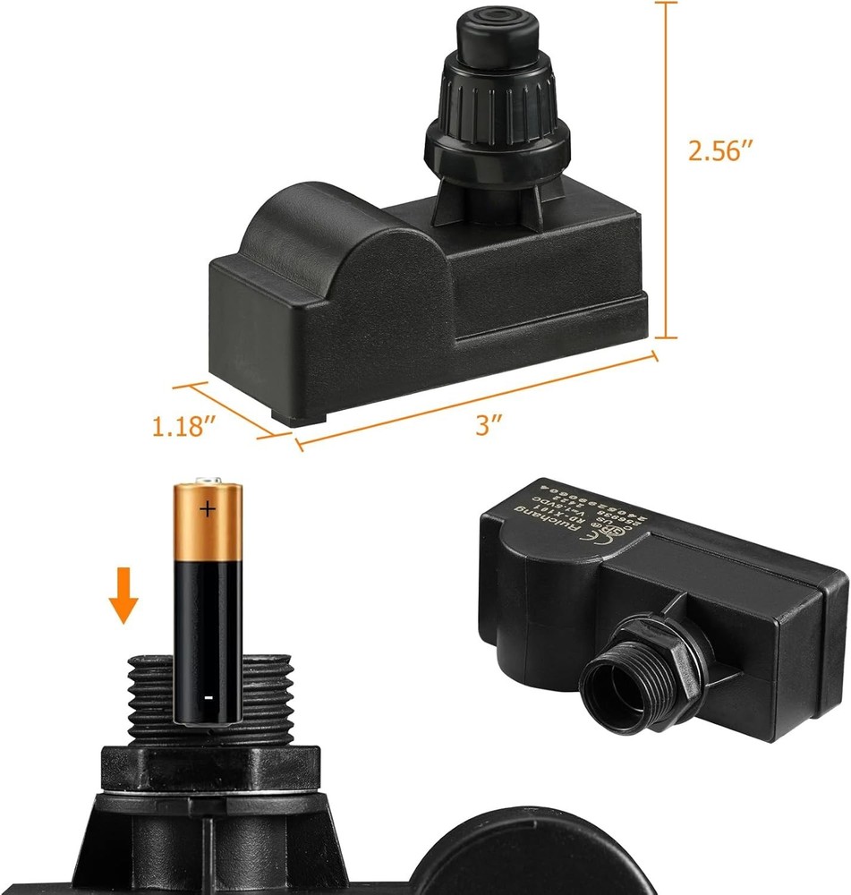 AAA Battery Push Button Igniter Replacement for Gas Grills - 1 Outlet Design