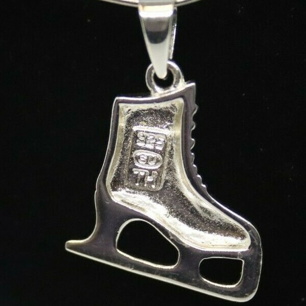 Sterling Silver Ice Skate Charm