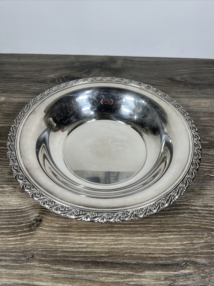 wm rogers silverplate bowl