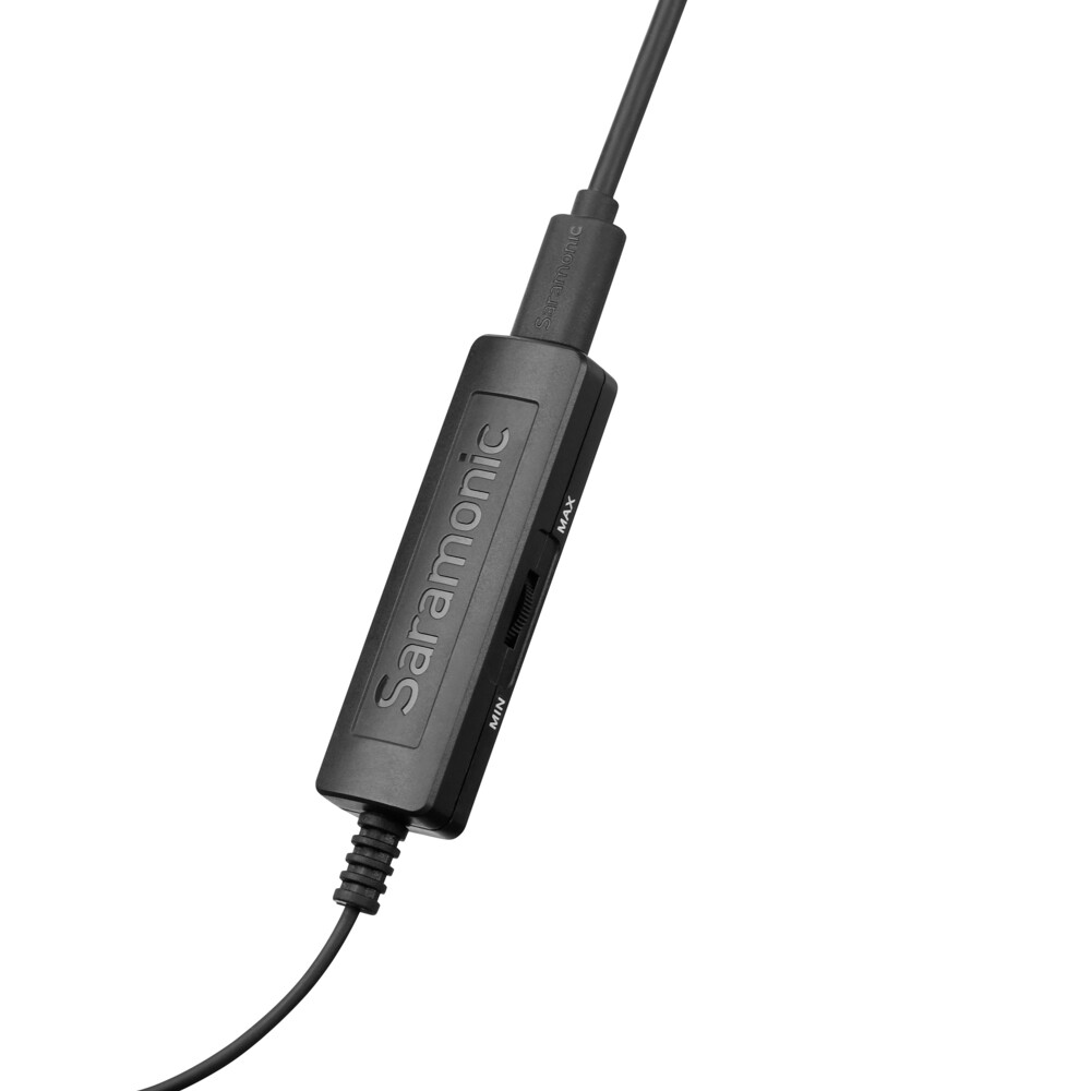 SARAMONIC LAVMICRO+ DC DIGITAL LAVALIER MICROPHONE W/ LEVEL CONTROL *FITS ALL*