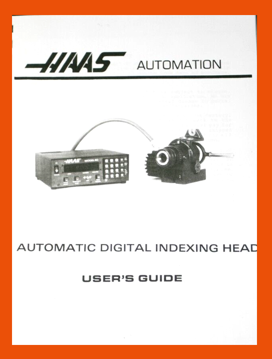 HAAS 5C Indexing Operations, Programming and Servicing Manual 1987