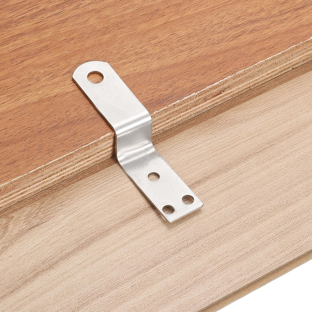 10pcs Z Shaped Corner Bracket, 0.7 Inch Silver Frame Bracket